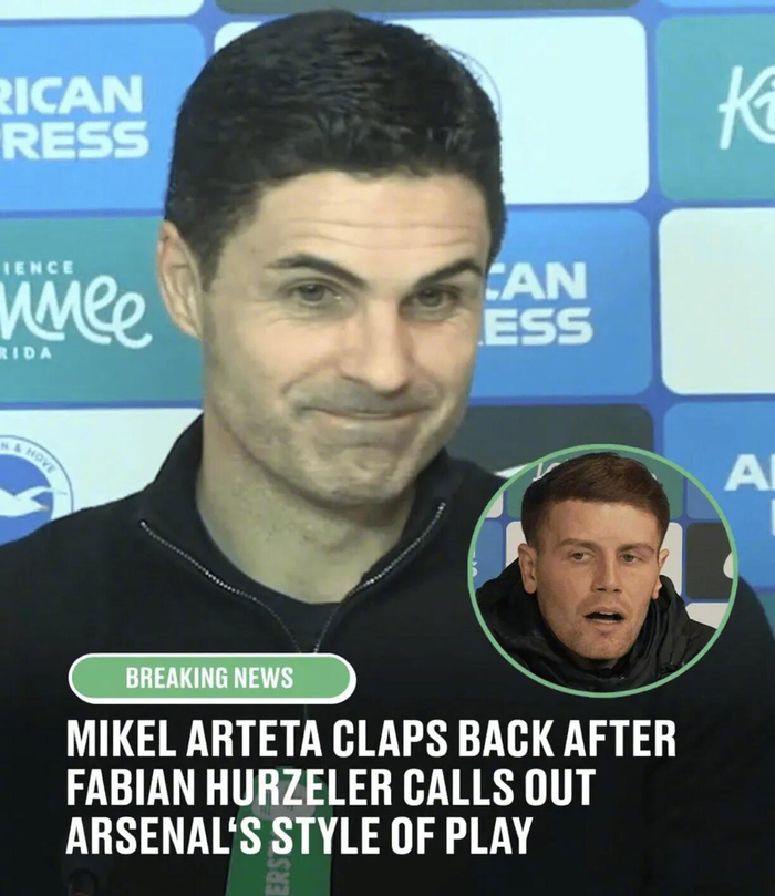 开云官方网站-布莱顿主帅批阿森纳踢球方式，阿尔特塔回应捍卫球队风格|许尔策勒|足球|规则|媒体|争议性_新浪体育_新浪新闻